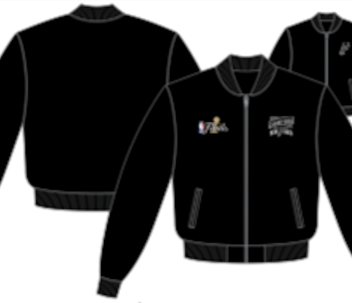San Antonio Spurs Champions Varsity Jacket(SPU-737-CHF6-BLK)