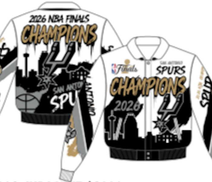 San Antonio Spurs Champions Varsity Jacket(SPU-003-CHP6-WHT)
