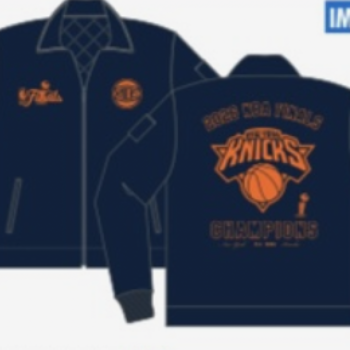 New York Knicks Champions Varsity Jacket (KNI-313-CHP6-NVY)