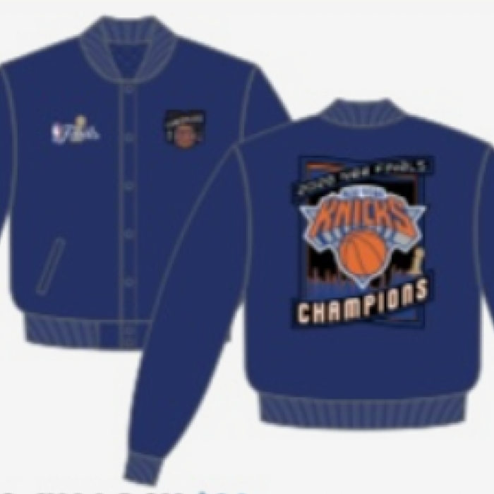 New York Knicks Champions Varsity Jacket (KNI-P03-CHA6-ROY)