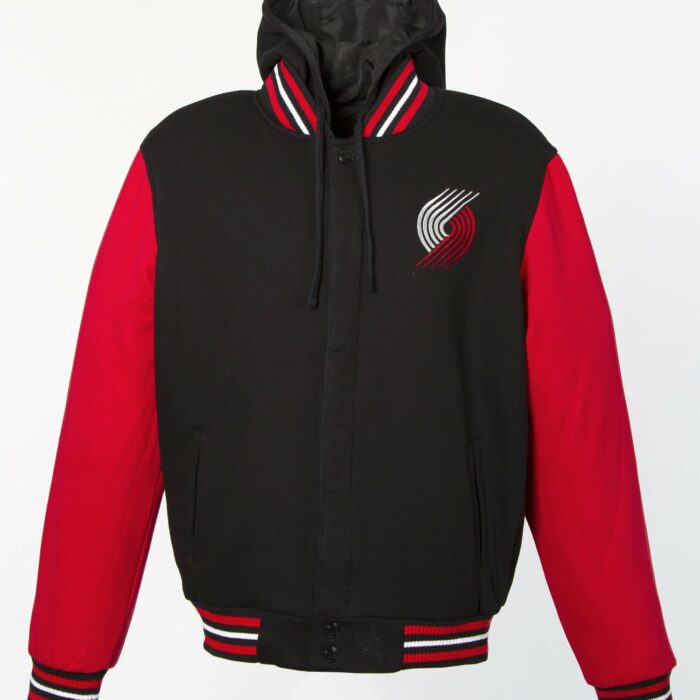 Portland Trail Blazers Two-Tone Reversible Fleece Jacket