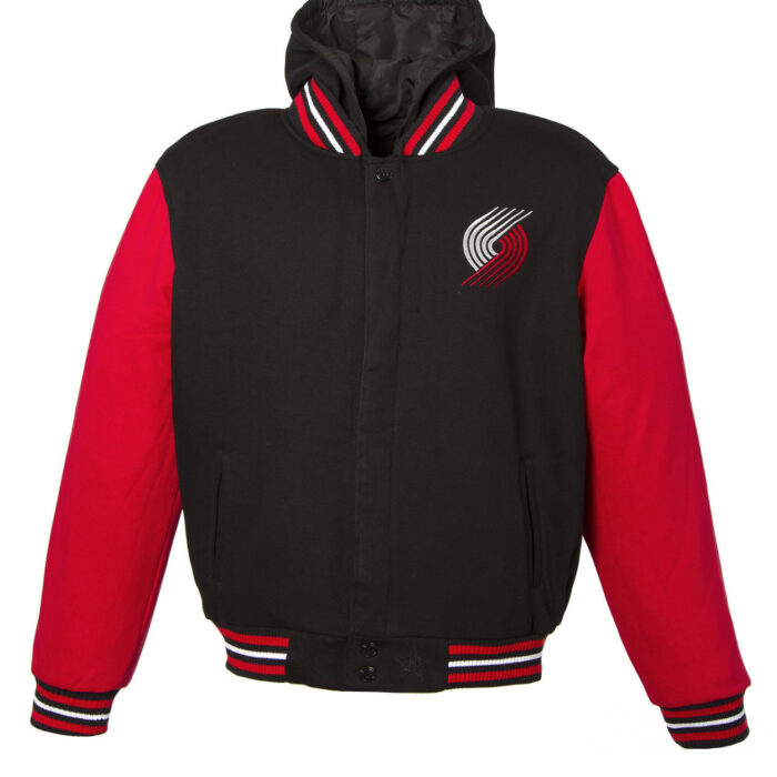 Portland Trail Blazers Kid's Reversible Two-Tone Fleece Jacket