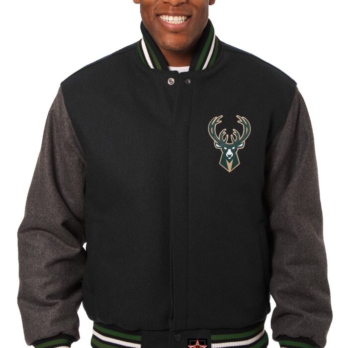 Milkwaukee Bucks Embroidered Wool Jacket