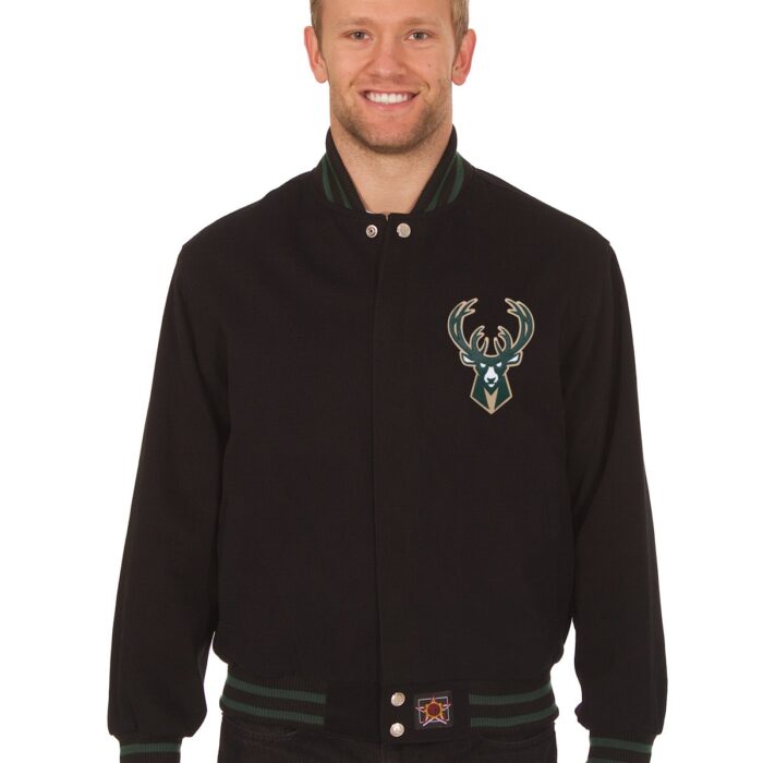 Milkwaukee Bucks Embroidered Wool Jacket