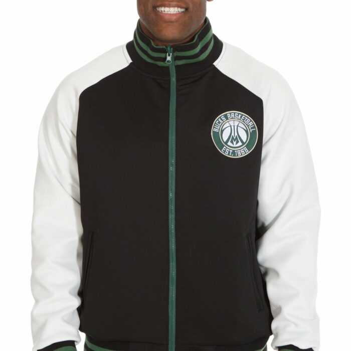 Milwaukee Bucks Reversible Polyester Track Jacket