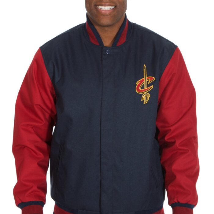 Cleveland Cavaliers Faux Leather-Coated Polyester Jacket