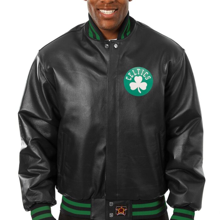 Boston Celtics Full Leather Jacket