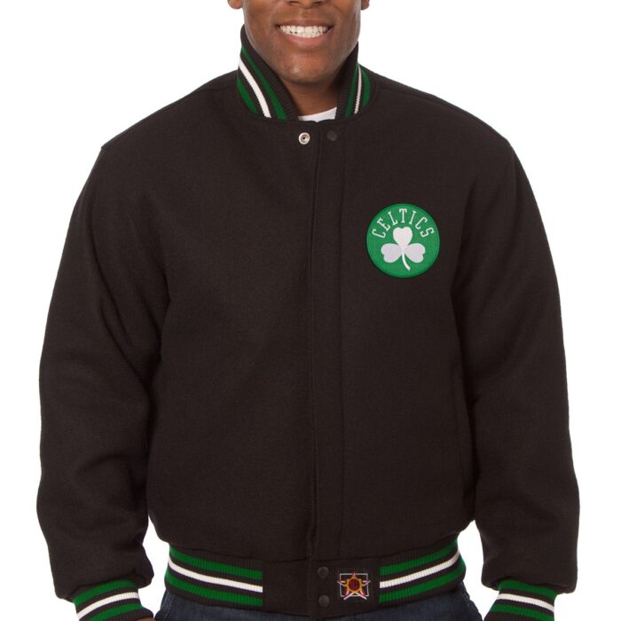 Boston Celtics Embroidered Wool Jacket
