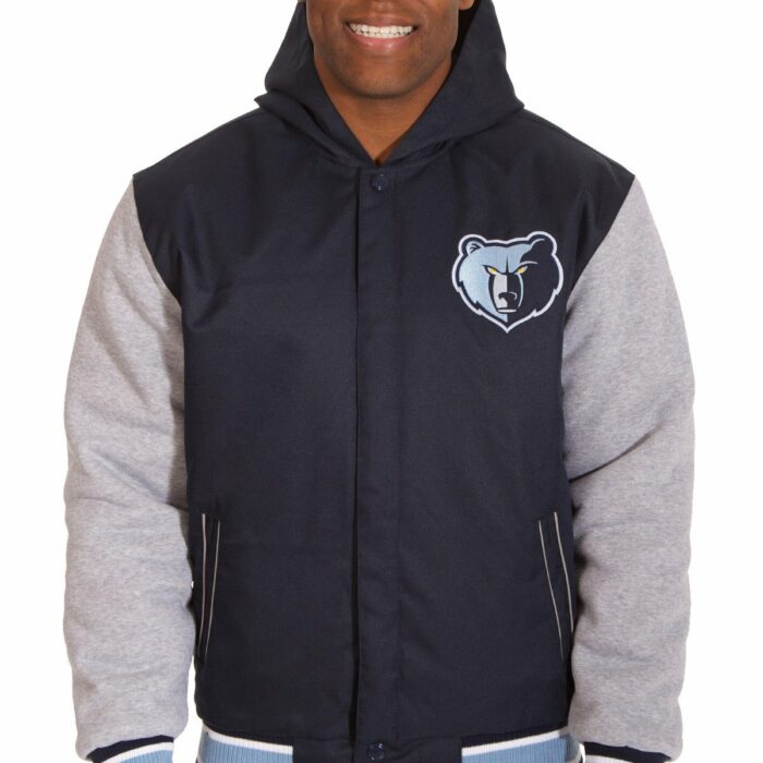 Memphis Grizzlies Reversible Poly-Twill Jacket
