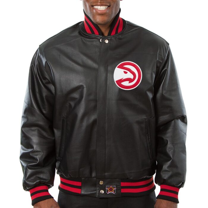 Atlanta Hawks Full Leather Jacket