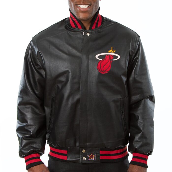 Miami Heat Full Leather Jacket