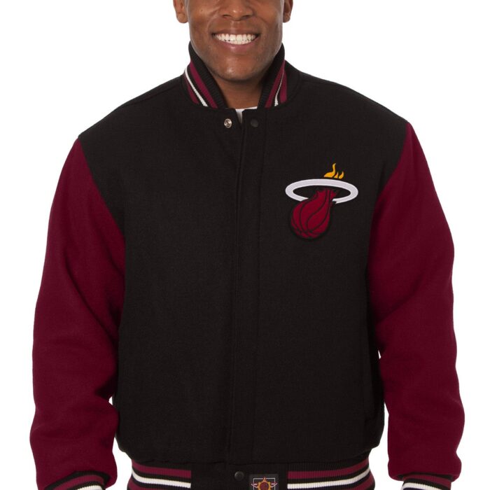 Miami Heat Embroidered Wool Jacket