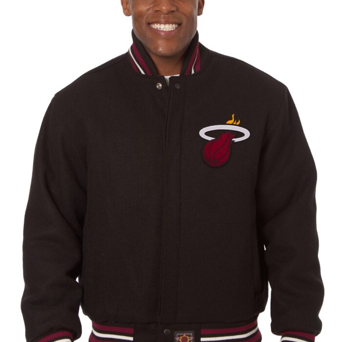 Miami Heat Embroidered Wool Jacket