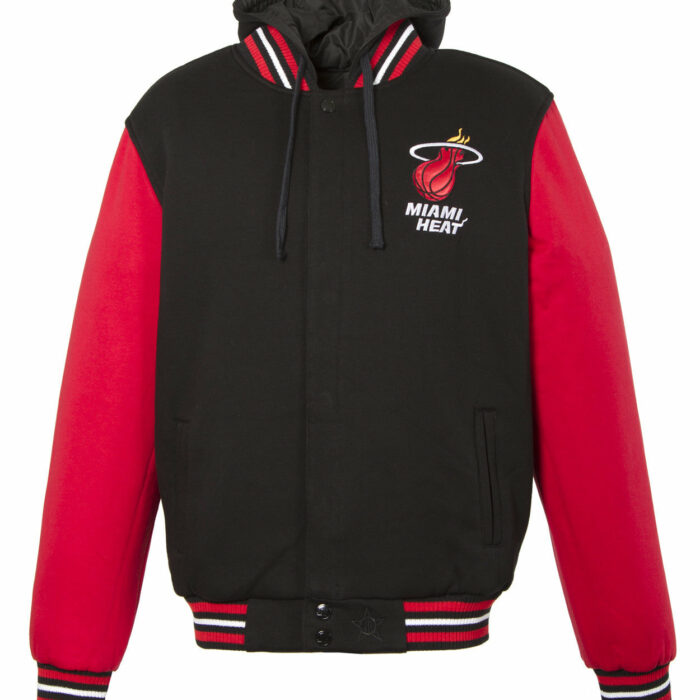 Miami Heat Reversible Two-Tone Fleece Jacket