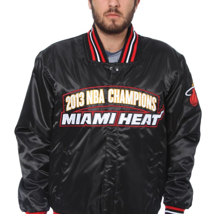 Miami Heat Matte Satin Championship Jacket