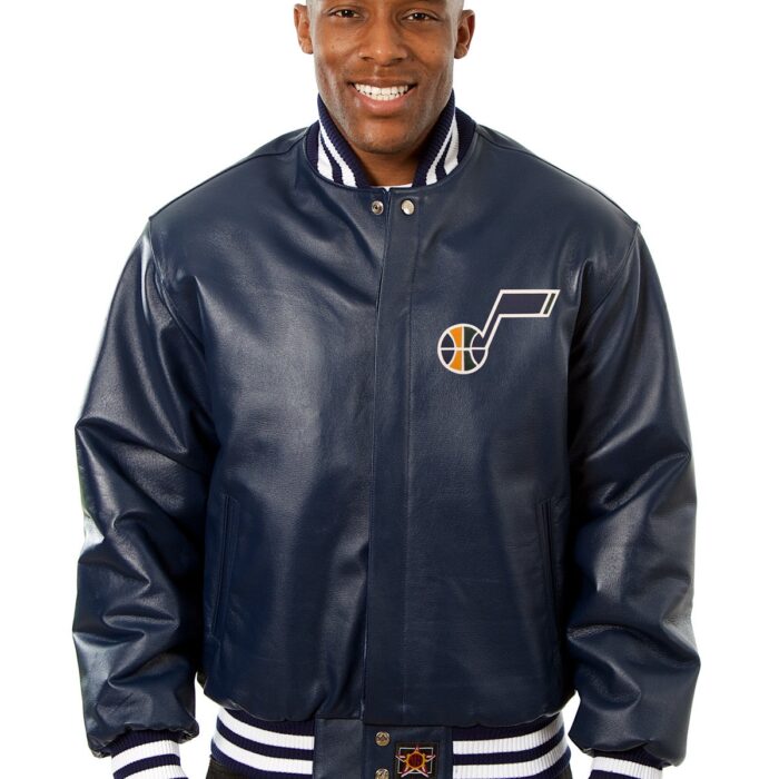 Utah Jazz Full Leather Jacket