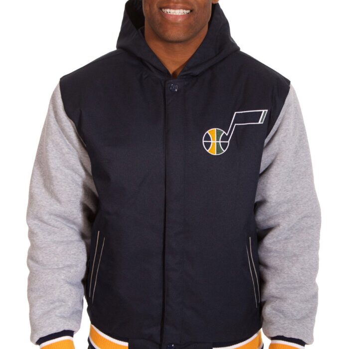 Utah Jazz Reversible Poly-Twill Jacket