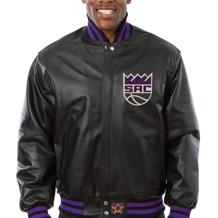 Sacramento Kings Full Leather Jacket