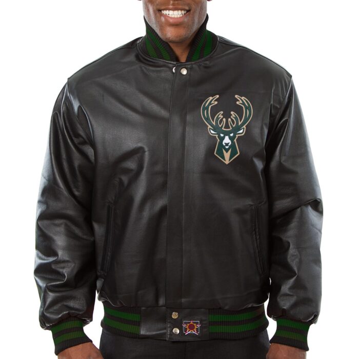 Milwaukee Bucks Full Leather Jacket