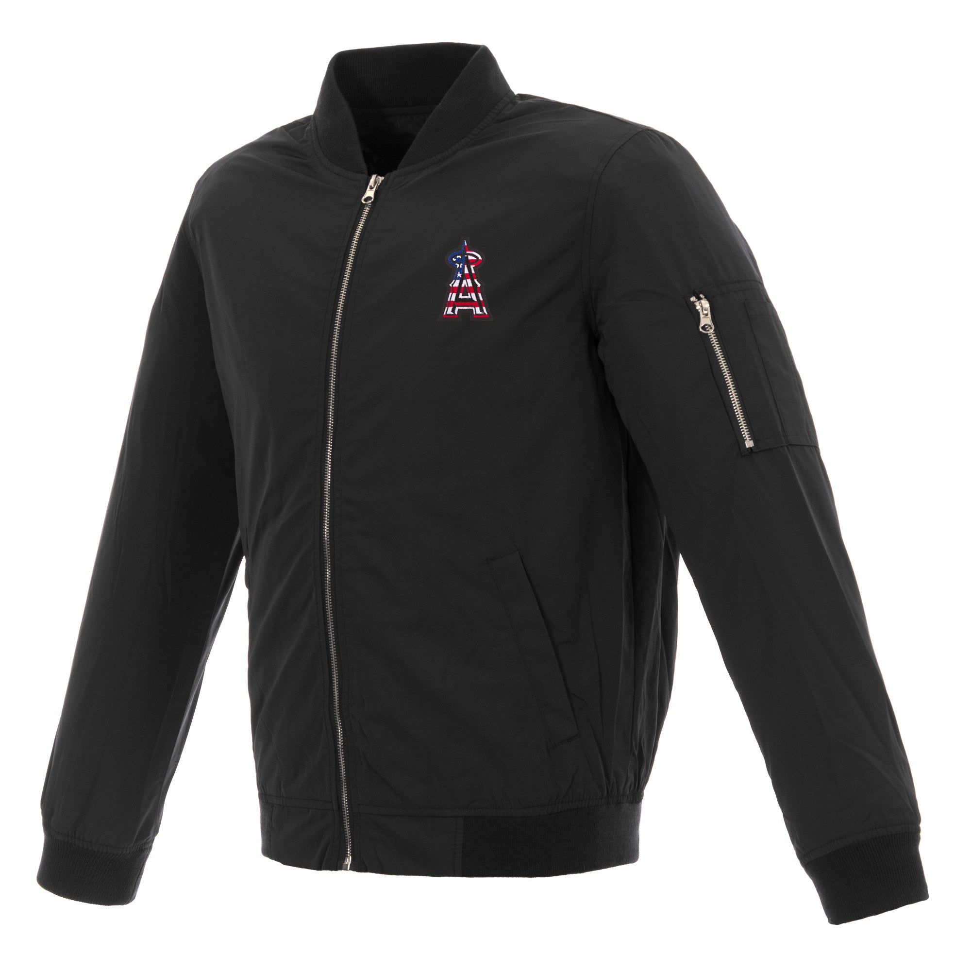 Los Angeles Angels Americana Nylon Bomber Jacket