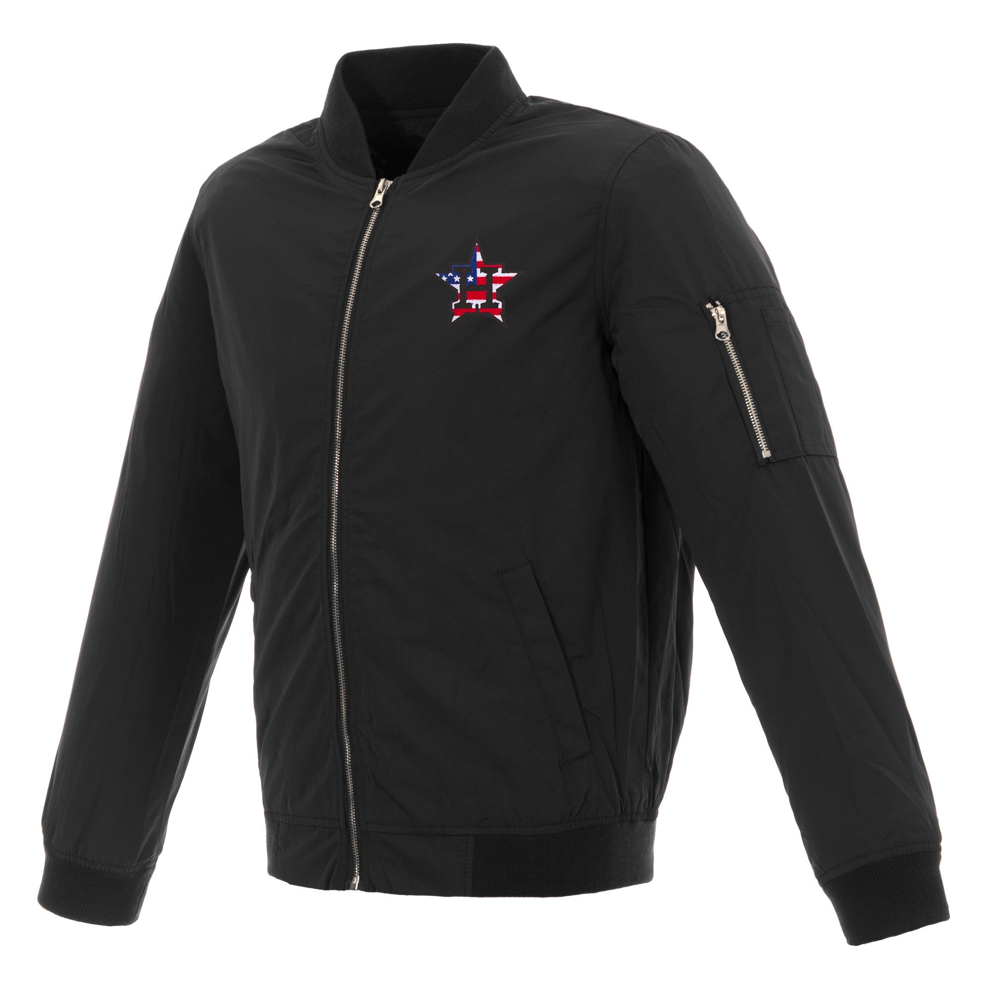 Houston Astros Americana Nylon Bomber Jacket
