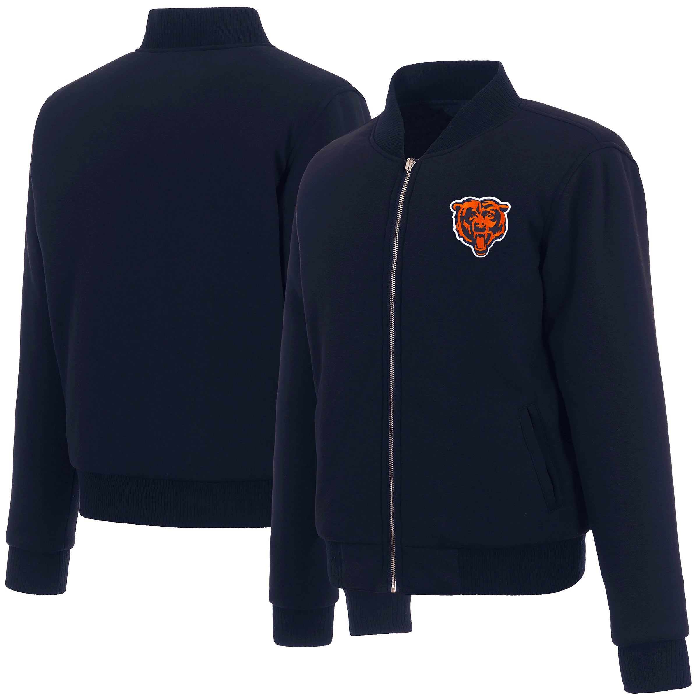 Chicago Bears Ladies Reversible Fleece Jacket