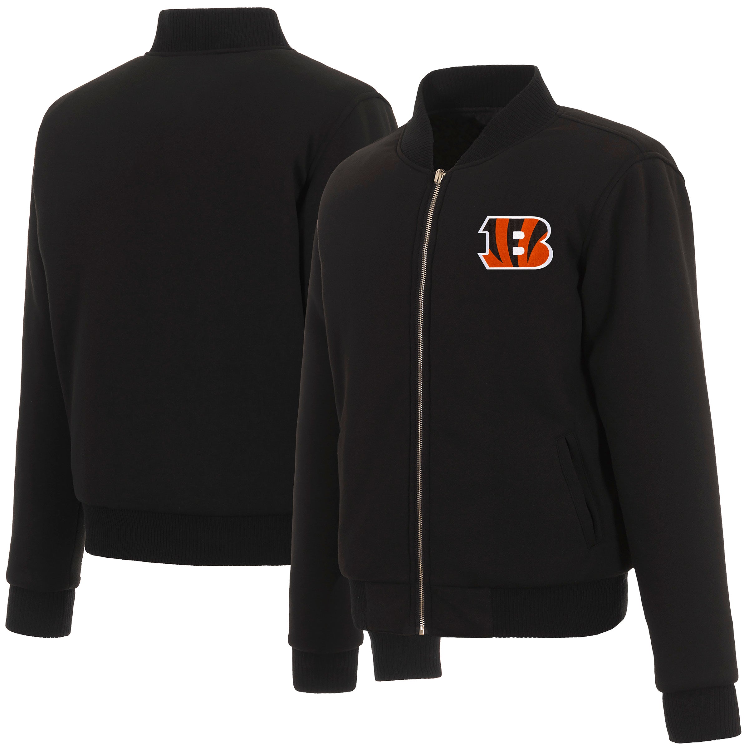Cincinnati Bengals Ladies Reversible Fleece Jacket