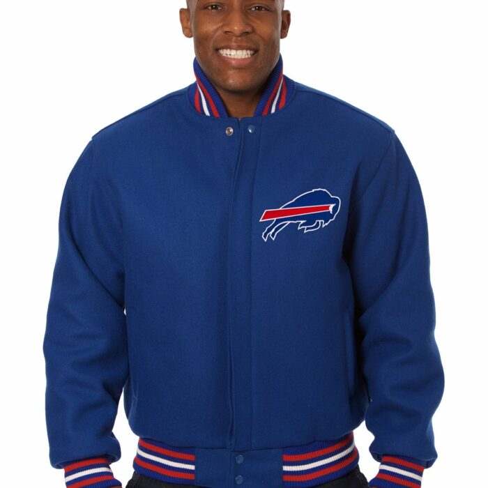 Buffalo Bills Embroidered Wool Jacket