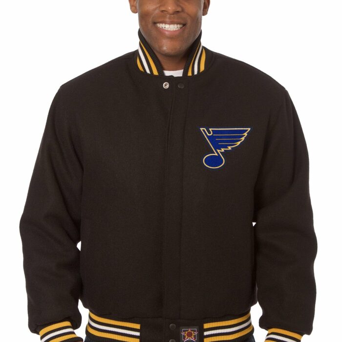 St. Louis Blues Embroidered Wool Jacket