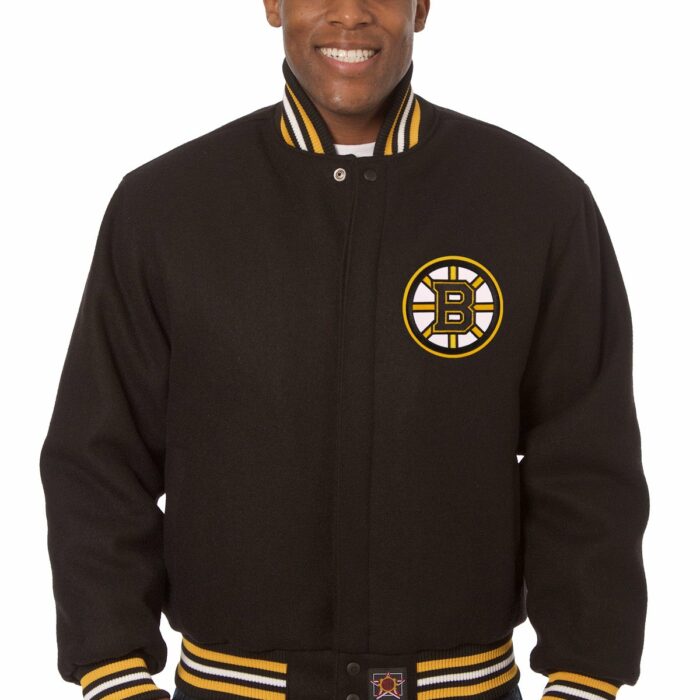 Boston Bruins Embroidered Wool Jacket
