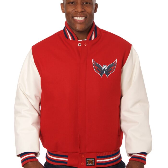 Washington Capitals Wool and Leather Domestic Jacket