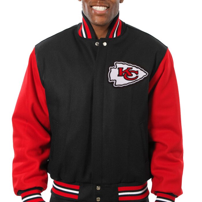 Kansas City Chiefs Embroidered Wool Jacket