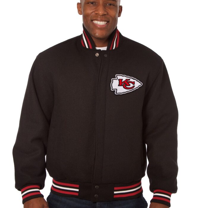 Kansas City Chiefs Embroidered Wool Jacket