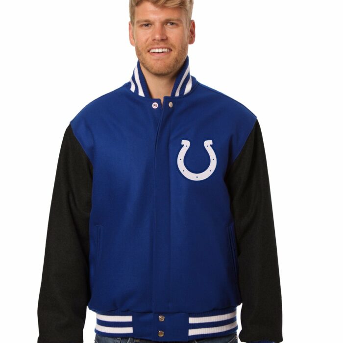 Indianapolis Colts Embroidered Wool Jacket