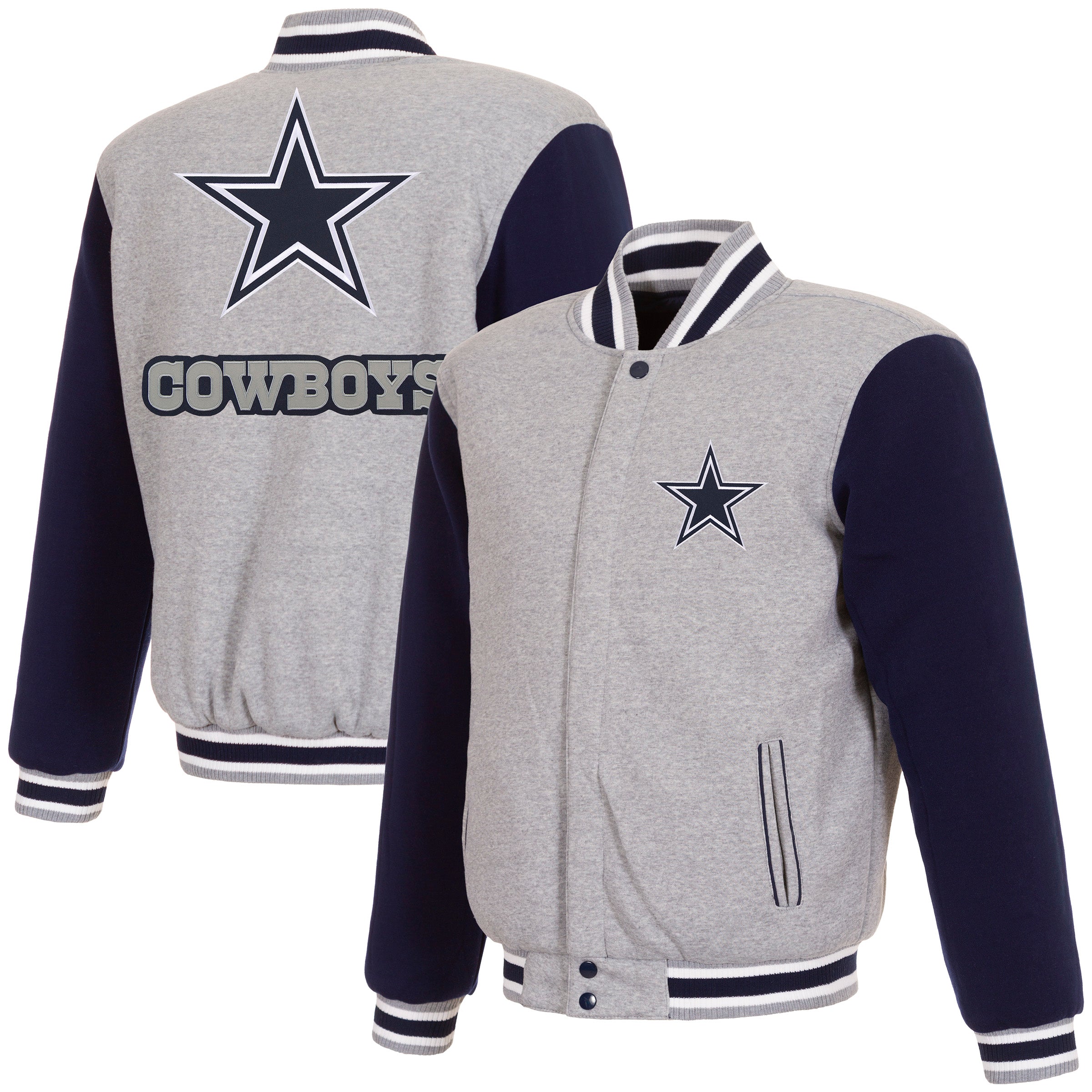 Dallas Cowboys Reversible Fleece Jacket