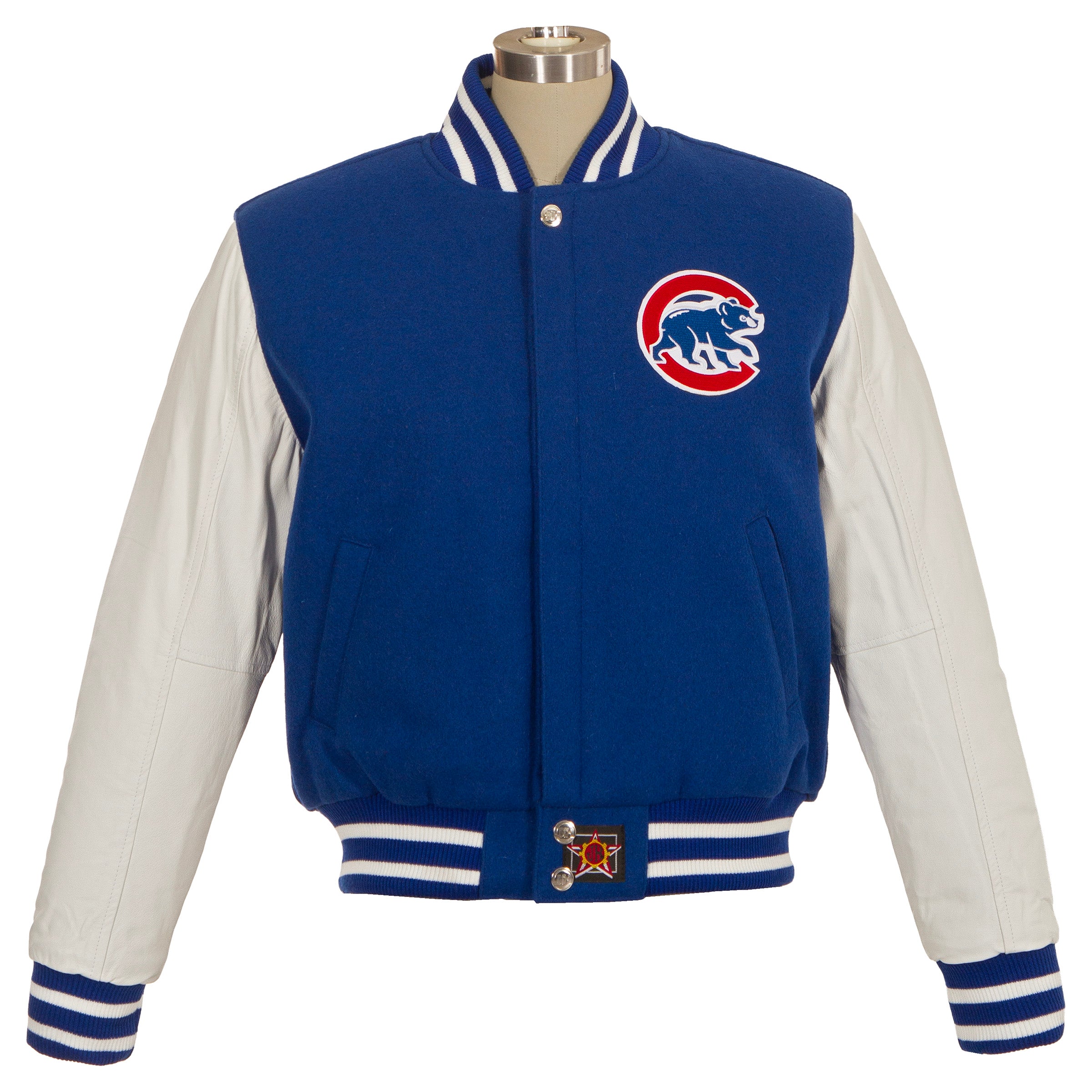 Chicago Cubs Women's Wool and Leather Jacket