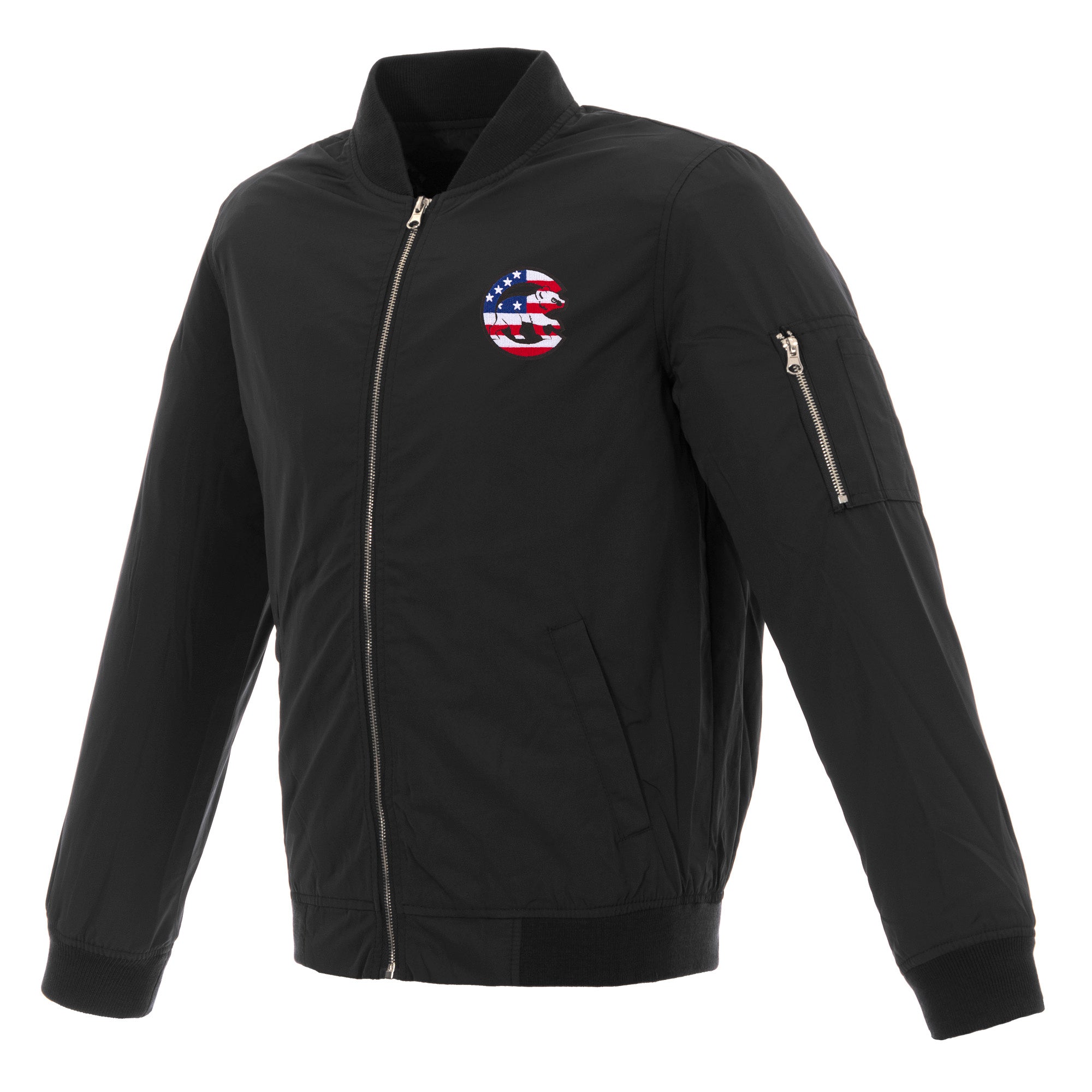 Chicago Cubs Americana Nylon Bomber Jacket