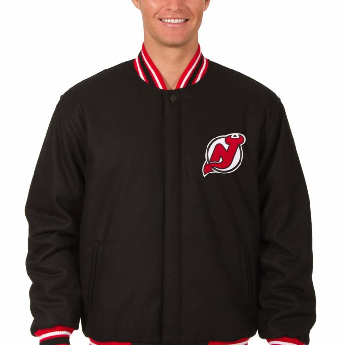 New Jersey Devils All-Wool Reversible Jacket