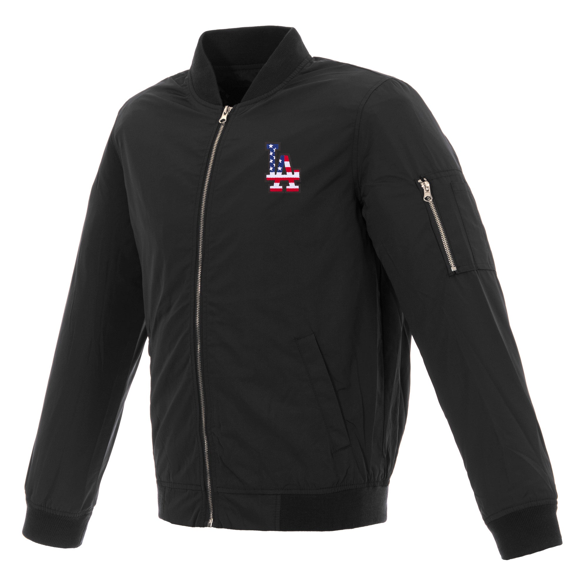 Los Angeles Dodgers Americana Nylon Bomber Jacket