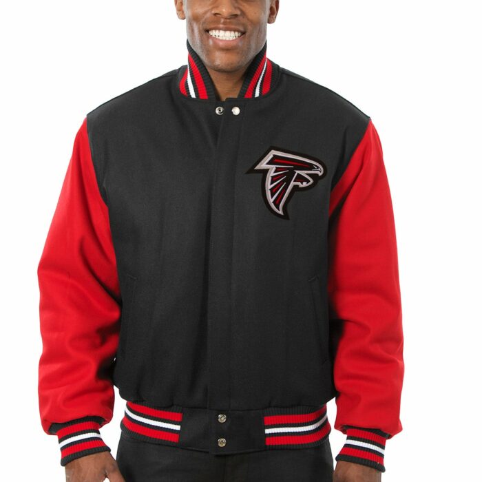 Atlanta Falcons Embroidered Wool Jacket