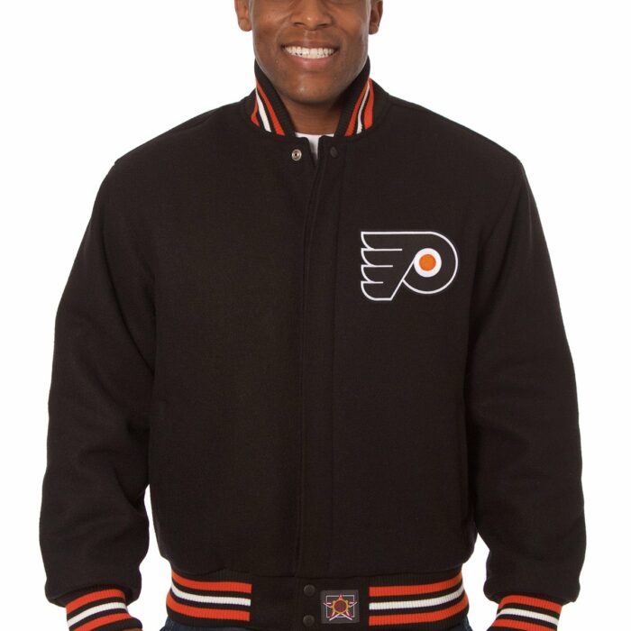 Philadelphia Flyers Embroidered Wool Jacket