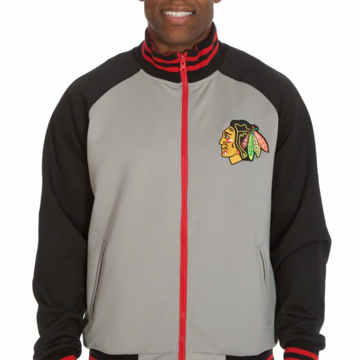 Chicago Blackhawks Reversible Polyester Track Jacket