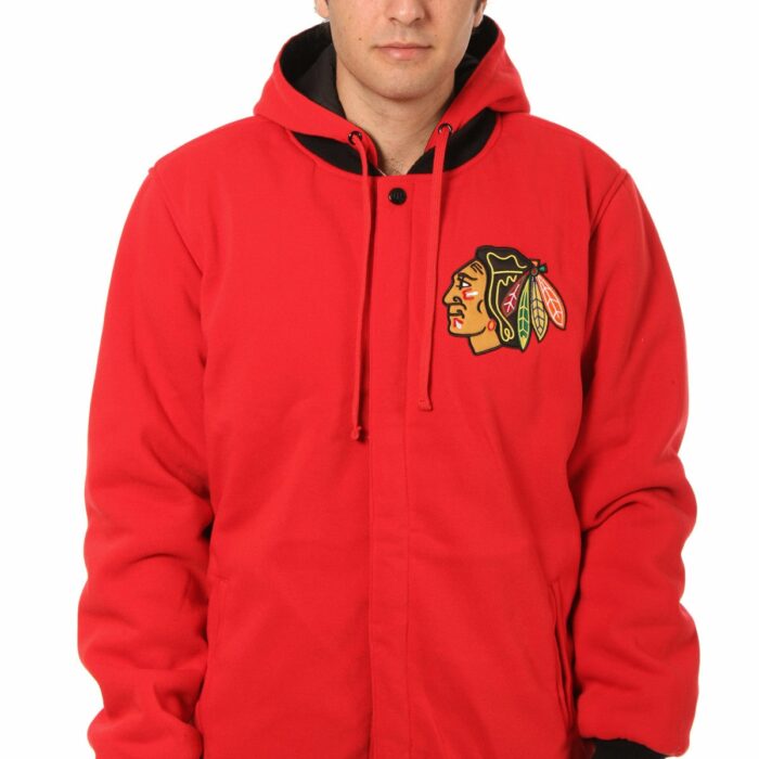Chicago Blackhawks Reversible Fleece Jacket