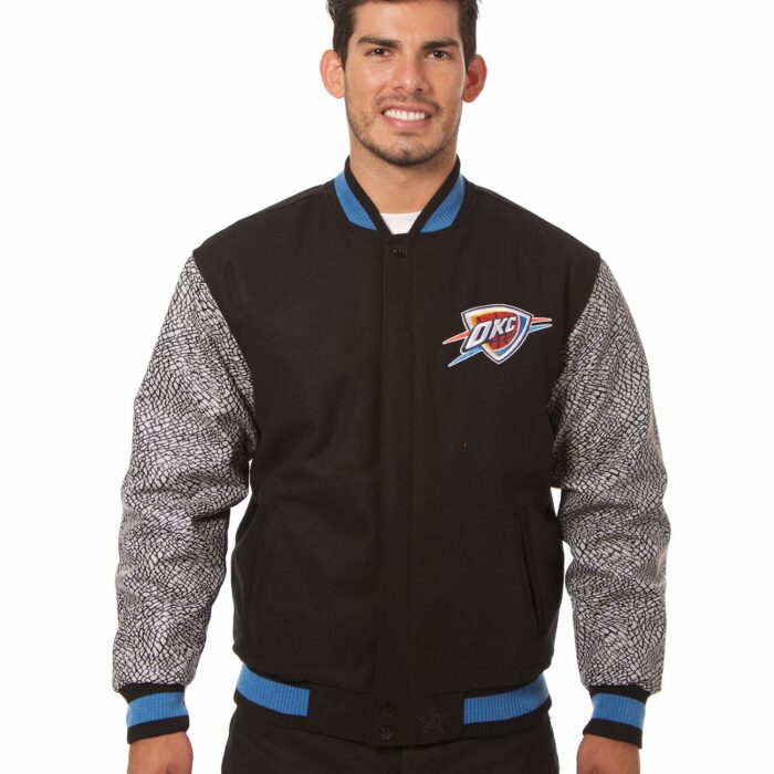 Oklahoma City Thunder Reversible Melton Jacket