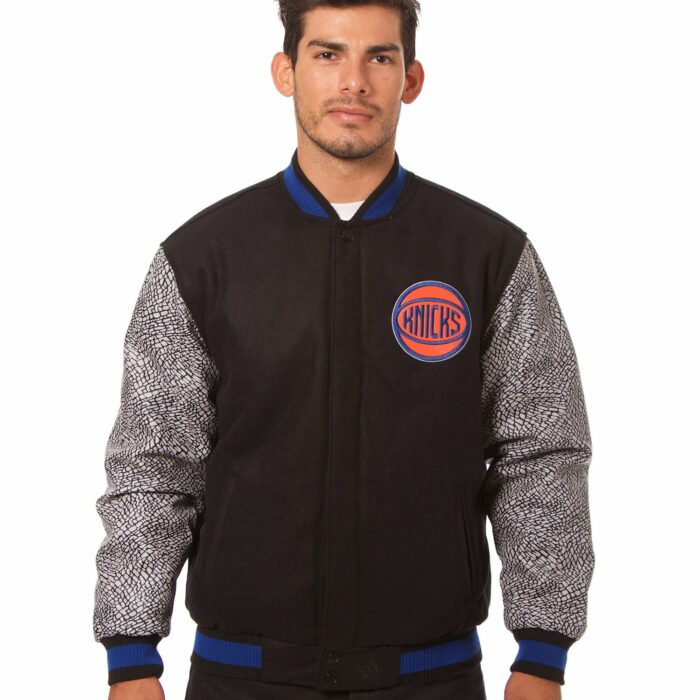 New York Knicks Reversible Melton Jacket