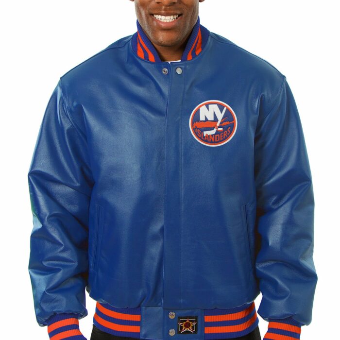 New York Islanders All Leather Jacket