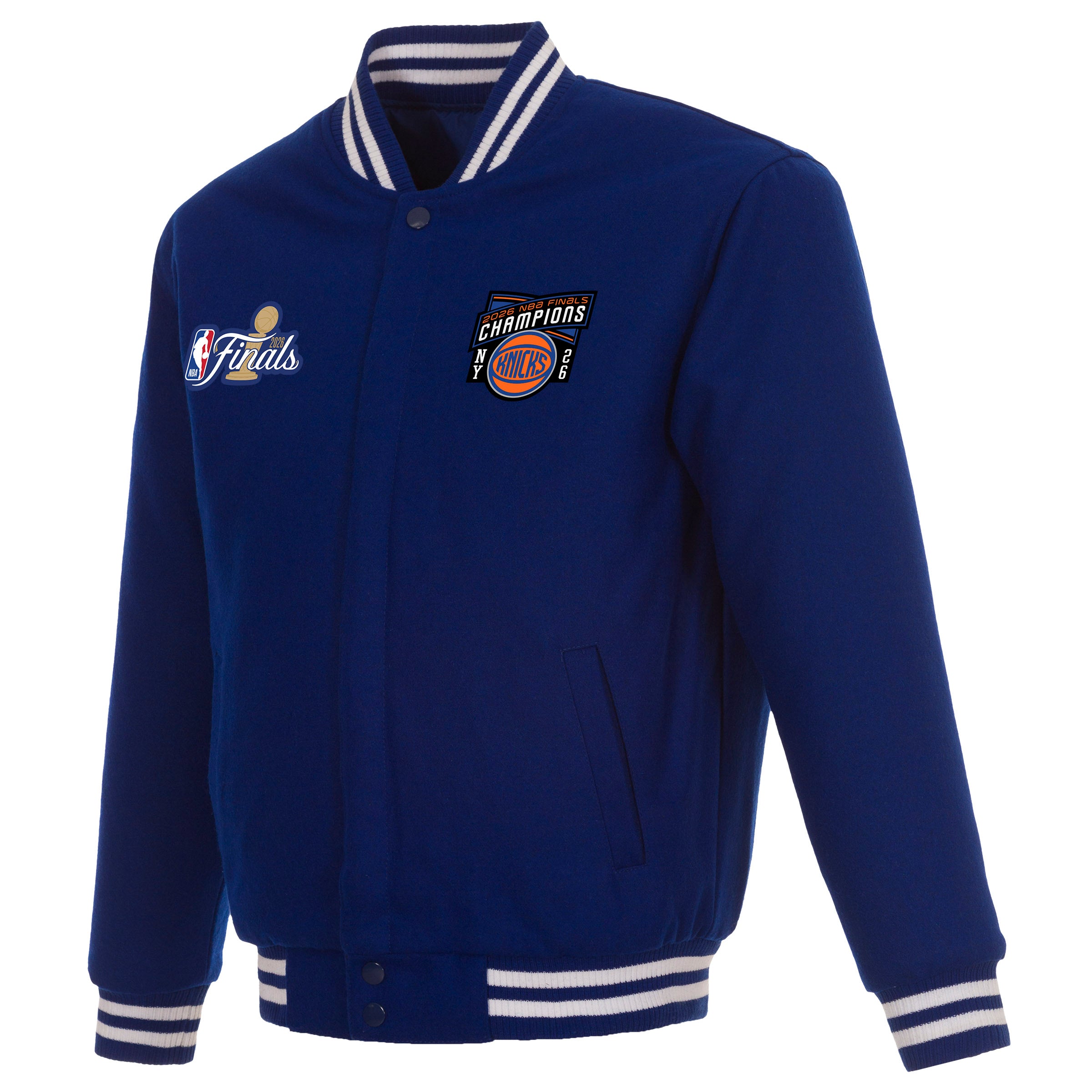 PRE ORDER: New York Knicks 2026 Championship Reversible All Wool Jacket