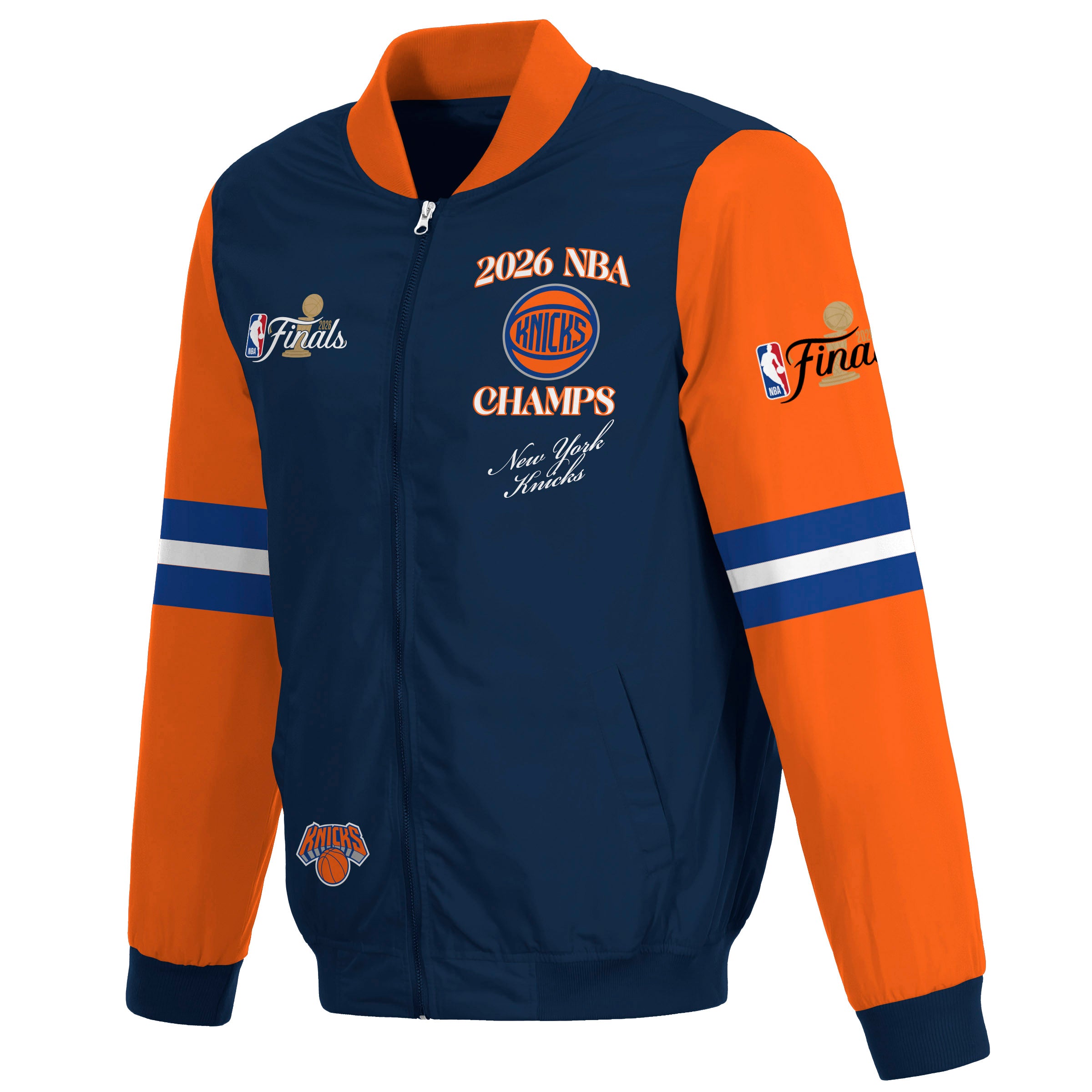PRE ORDER: New York Knicks 2026 Championship Nylon Jacket