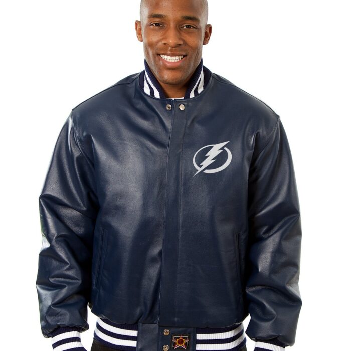 Tampa Bay Lightning Full Leather Jacket