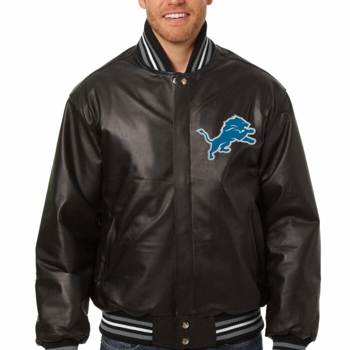 Detroit Lions Full Leather Jacket
